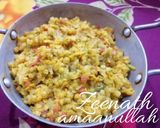 A picture of step 3 of Hyderabadi Khadi Daal with Spring Onions.