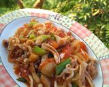 Foto langkah ke 5 dari resep Cumi saos padang.