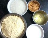 A picture of step 1 of Mohanthal.