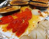A picture of step 3 of Escalivada, Roasted Vegetable Salad.