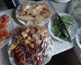 A picture of step 3 of My Mixed Buffet for Boxing day.