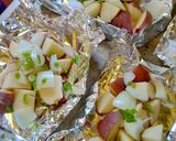 A picture of step 4 of Potato Foil Packets.