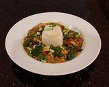 A picture of step 6 of Shrimp Étouffée.