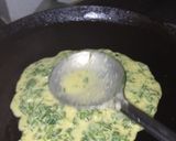 A picture of step 4 of Besan-Methi Chilla.