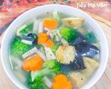Hình bước làm 3 của món Canh chay rau củ