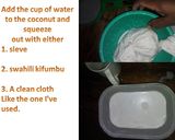 A picture of step 5 of How to make coconut oil.