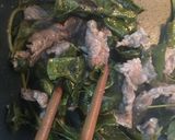 Hình bước làm 3 của món Thịt bò xào lá giang