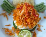 Foto langkah ke 5 dari resep Urap/Lawar Ayam Pedis.
