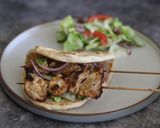 A picture of step 5 of Pork Souvlaki 🇬🇷.