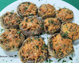 Foto del paso 7 de la receta: Champiñones rellenos de chistorra y queso en airfryer