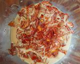 عکس مرحله 1 از دستور نان گشنیز و گوجه فرنگی