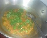 A picture of step 3 of Shalgam bhartha.