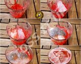 A picture of step 2 of Gond kathira(Almond Gum) Drink In Three Different Flavours.