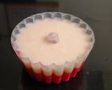 Foto langkah ke 3 dari resep Puding Nutrijel Merah Putih Vla Coklat.