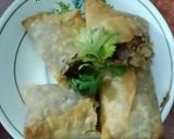 A picture of step 3 of Spring Rolls.