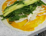 Foto del paso 5 de la receta: Burritos de repollo,espinaca, aguacate con mayonesa de zanahoria