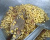 A picture of step 3 of Biranj (sweet rice).