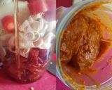 A picture of step 2 of Squid Sambal.