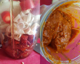 A picture of step 2 of Squid Sambal.