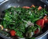 A picture of step 2 of Garlic Hyderabadi Paneer.