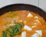 A picture of step 5 of Paneer- matar - capsicum vegetable.