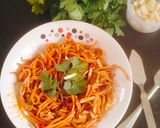 A picture of step 9 of Chowmein (veg Chowmein) 😋😋😋.
