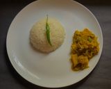 A picture of step 6 of Bandhakopi’r Ghonto Thakurbari style.