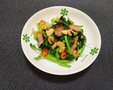 皇宮菜炒臘肉蝦仁(簡單料理)的食譜步驟6照片