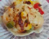 A picture of step 8 of Eggless Pizza Muffins.