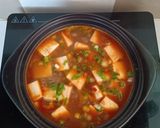 Hình bước làm 4 của món Mapo tofu