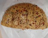 A picture of step 13 of Garlic Bread with fresh basil (no oven bread).