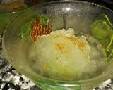 A picture of step 5 of Lemon sarbet.