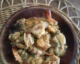 Foto langkah ke 4 dari resep Sambal Cumi Udang Cabe Ijo.