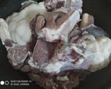 A picture of step 1 of Mutton Curry.