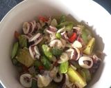Foto langkah ke 5 dari resep Tumis cumi pete.