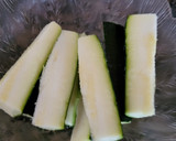 Foto del paso 2 de la receta: Bastones de calabacín al queso
