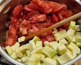 Tojásos lecsó, debreceni kolbásszal (glutén- és tejmentes) recept fázis 3 fotója