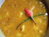 আলু দিয়ে মটর ডাল (aloo diye motor dal recipe in Bengali)