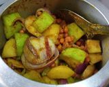 मसालेदार लौकी चना की सब्जी (lauki Chana ki sabji in Hindi) रेसिपी चरण 3 फोटो