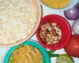 A picture of step 1 of Street Style Sev Bhujia.