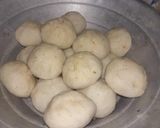A picture of step 4 of Manda pitha.