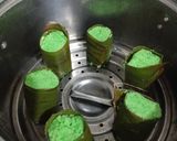 Foto langkah ke 4 dari resep Kue Putu Bambu (Pakai Cetakan Daun).