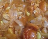 A picture of step 1 of Shahi Paneer.