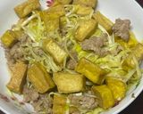 รูปขั้นตอนการทำที่ 4 ของ ผัดกุยช่ายขาวเต้าหู้หมูสับ
