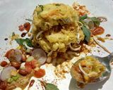 Foto langkah ke 8 dari resep Tahu Telur Khas Surabaya (tugas art of plating class).