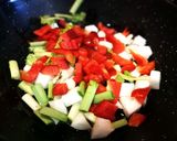 Foto del paso 1 de la receta Garbanzos con ajos tiernos y rábano blanco
