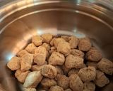 A picture of step 1 of Soya Chunks Chilla (protein rich, weight loss recipe).
