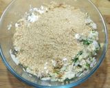 A picture of step 3 of Protein packed healthy cheeseballs.