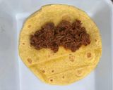 Une image de l'étape 4 de Enchiladas au bœuf.