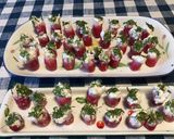 Une image de l'étape 13 de Radis roses à la ricotta,basilic et ail triquetre séché.